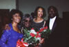 J. Baity with soprano, Gail Robinson-Oturu, and Hiram Powell, head of the Bethune Cookman Music Department.